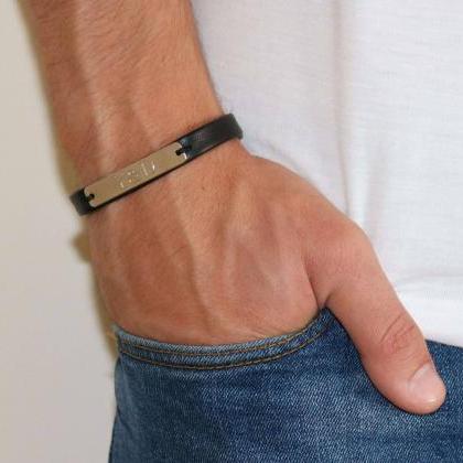 Men's Personalized Bracelet -..