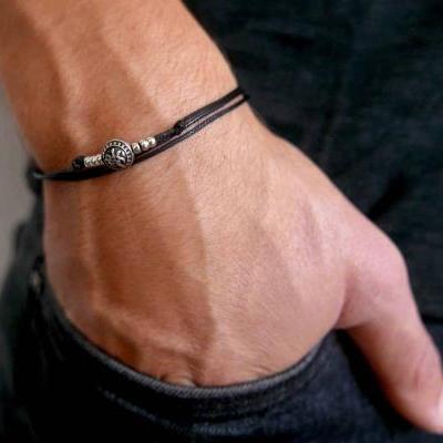 Men's Bracelet - Men's Beaded Bracelet - Men's Vegan Bracelet - Men's Jewelry - Men's Gift - Boyfrienf Gift - Husband Gift - Gift for him - Present For Men - Male Jewelry - Male Bracelet - Friendship Jewelry