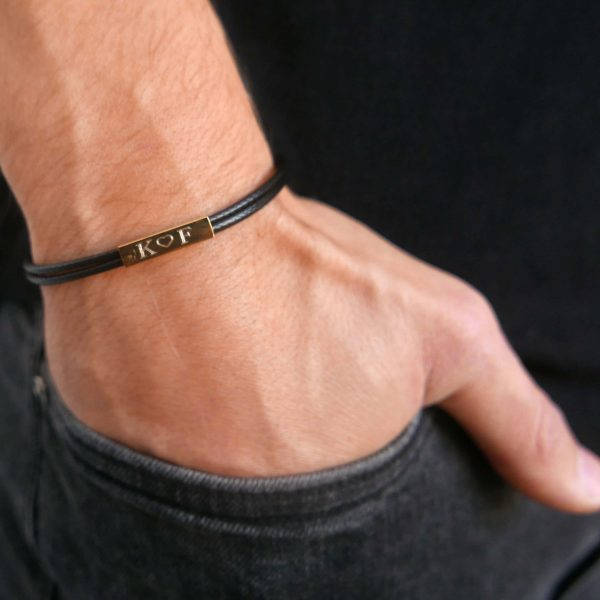 Men's Custom Bracelet - Men's Engraved Bracelet - Men's Personalized Bracelet - Husband Gift - Anniversary Gift -