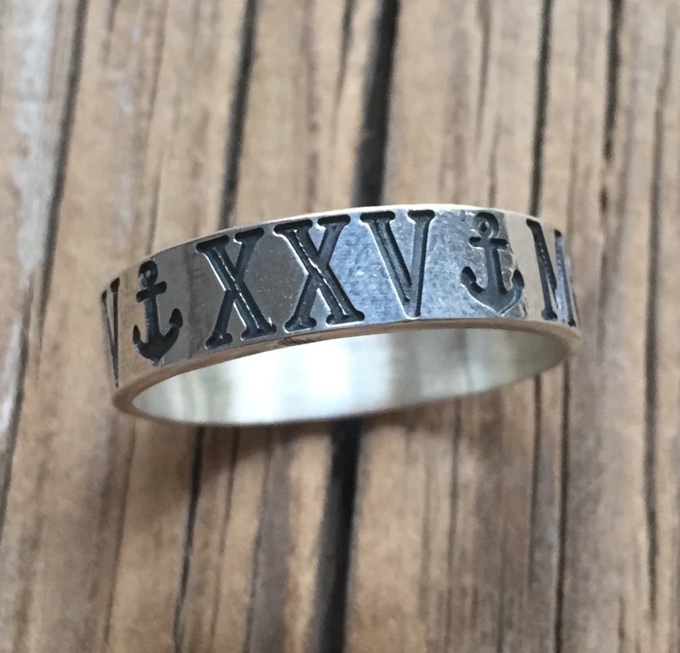 Men's Personalized Ring - Men's Engraved Ring - Customized Men Ring - Men's Initial Ring - Men's Personalized
