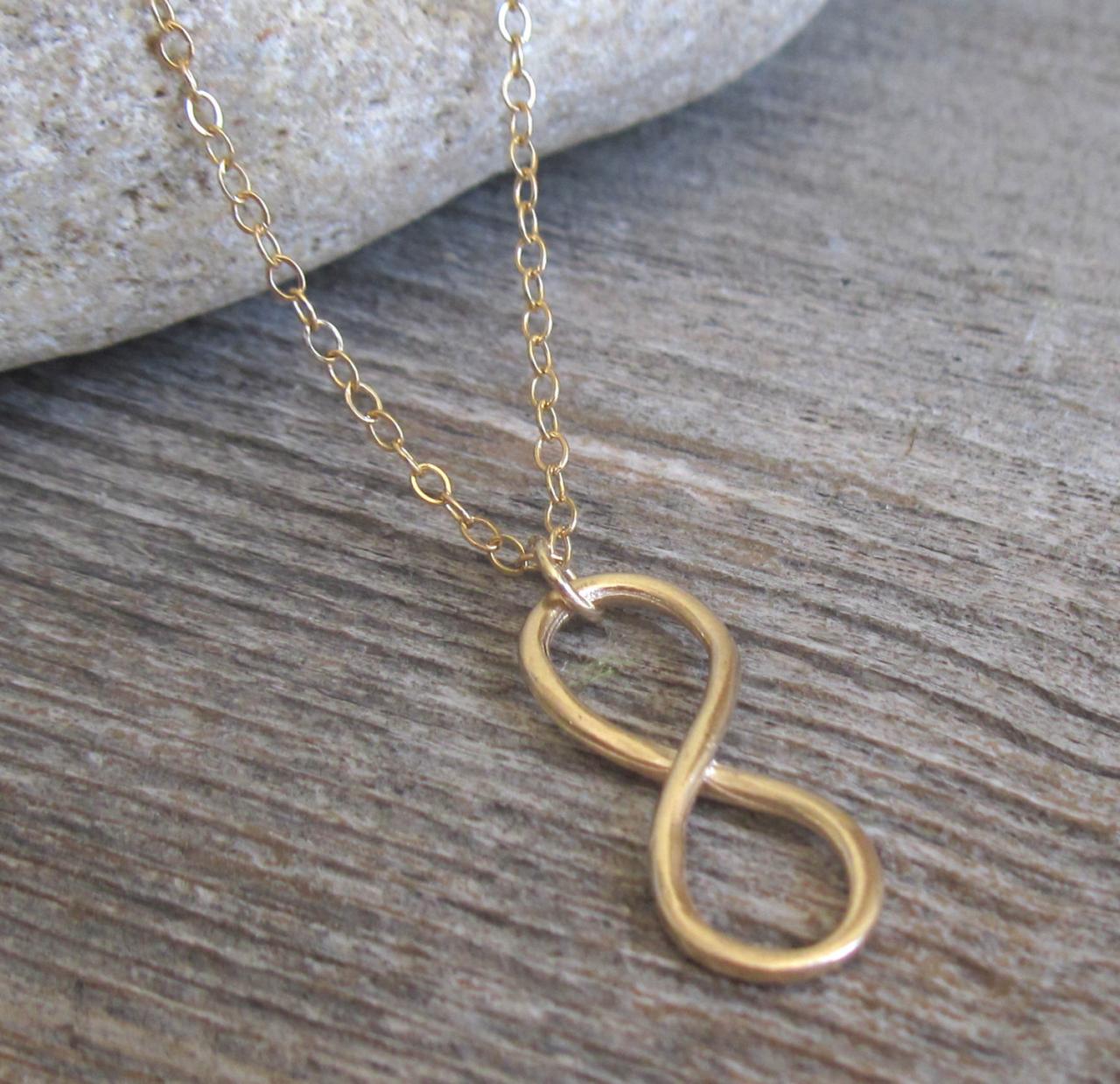Men's Necklace - Men's Gold Necklace - Men Infinity Necklace - Men's Jewelry - Men's Gift - Boyfriend Gift -