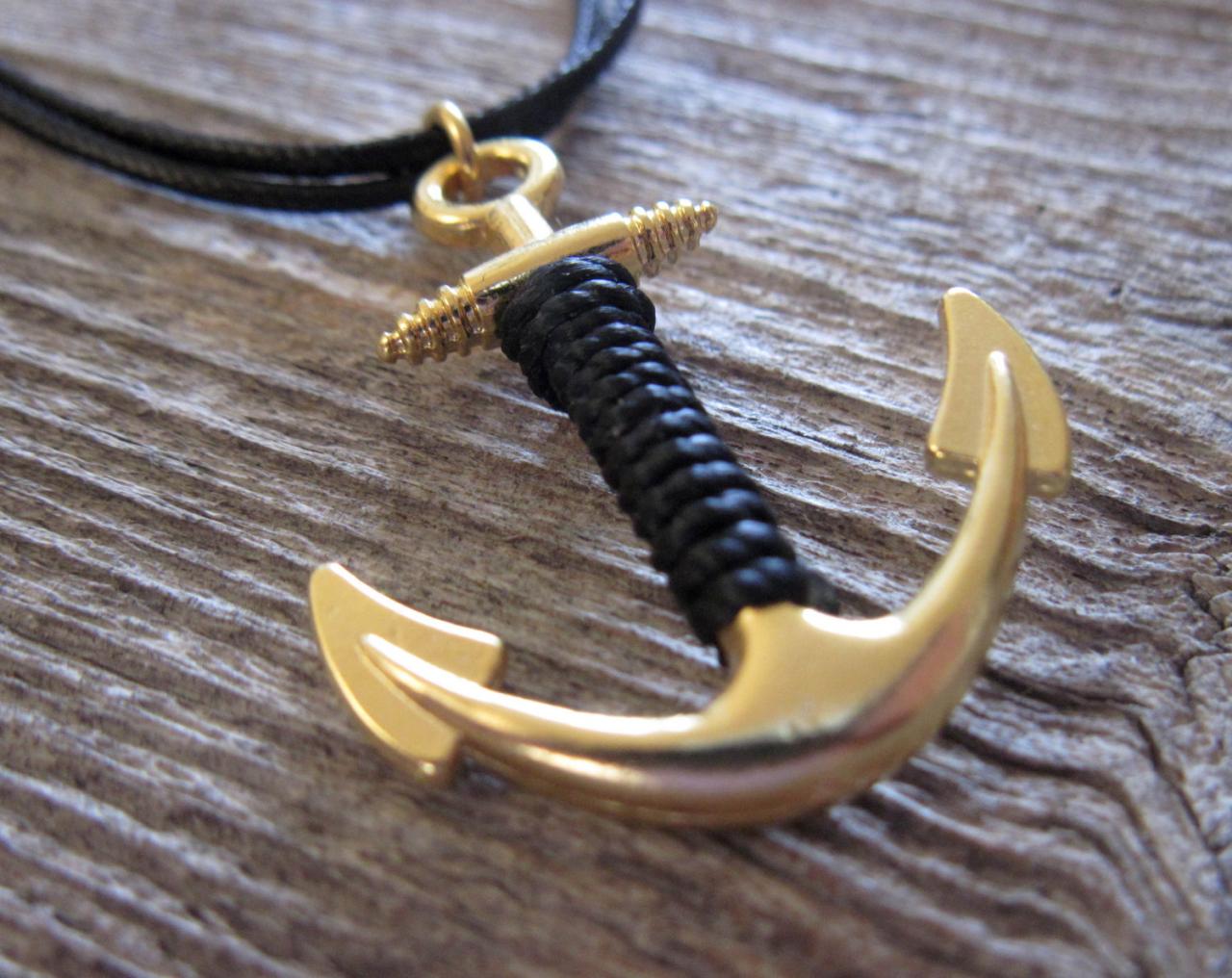 Men's Necklace - Men's Anchorr Necklace - Men's Silver Necklace - Mens Jewelry - Necklaces For Men - Jewelry For Men -