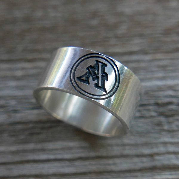 Men's Ring - Men's Personalized Ring - Engraved Men's Ring - Customized Men Ring - Men's Initials Ring -