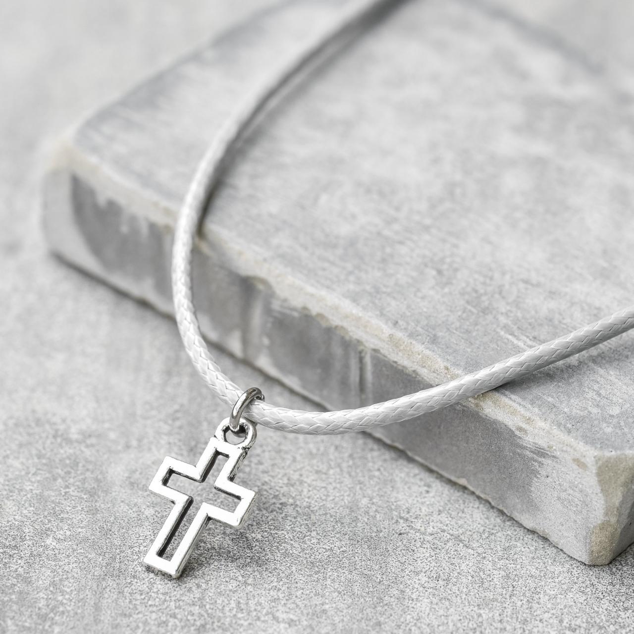 Men's Cross Pendant - Men's Cross Necklace - Men's Christian Necklace - Men's Religious Necklace -