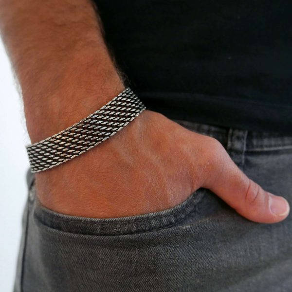 Men's Bracelet - Men's Silver Bracelets - Men's Chain Bracelet - Men's Jewelry - Gift For Him -